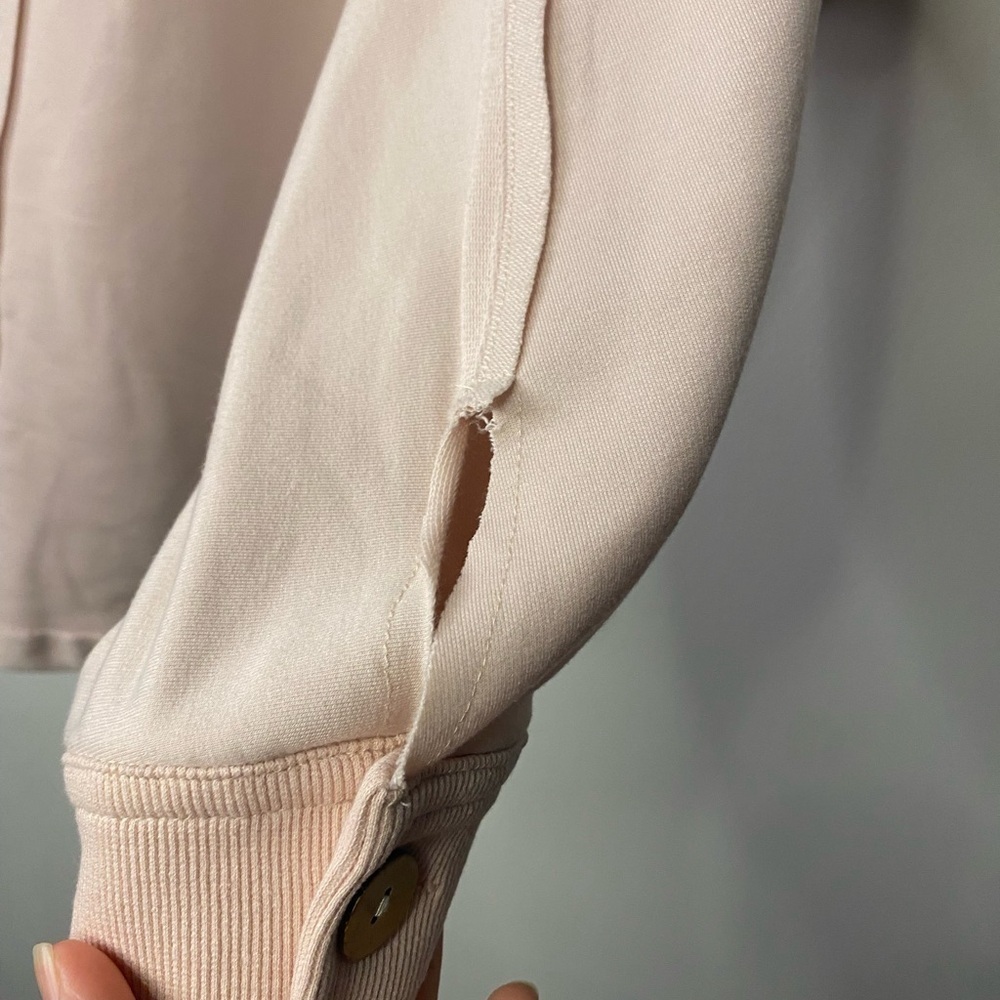 Heyson Oversized Long Pink Blush Collar Pullover Sweatshirt Lagenlook Size Small - Picture 11 of 13